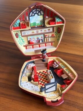 Custom “Tim Hortons” vintage Polly Pocket - hand painted original